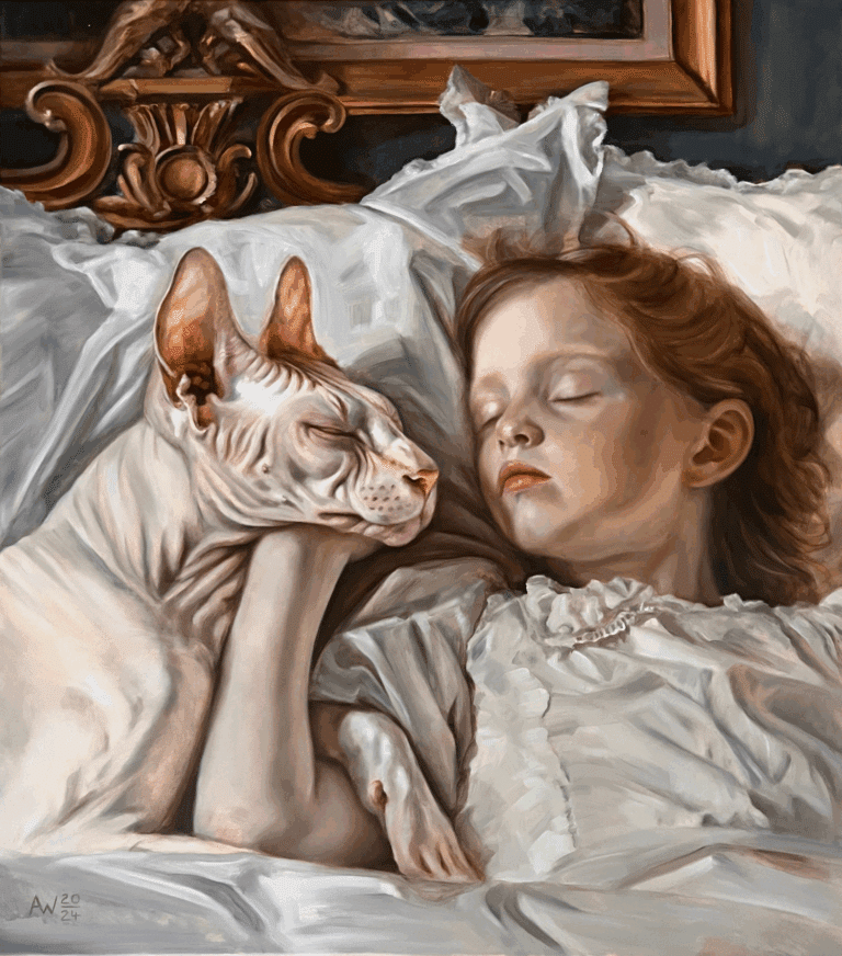 Angelika_Weinekotter_OnlyLoversLeftAlive_35x32inch_OilOnCanvas_2024